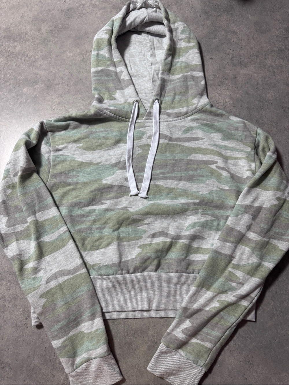 Reflex Camo Cropped Hoodie